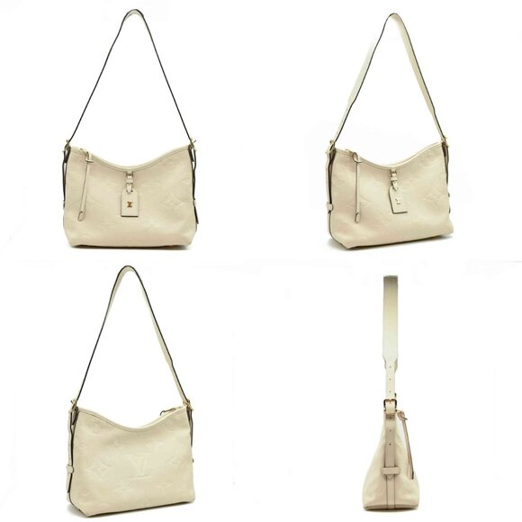 $3100 Louis Vuitton Empreinte Carryall PM Cream RFID Convertible Shoulder M46293 - Picture 11 of 12